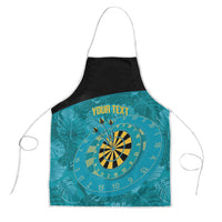 Personalized Darts Bahamas Apron Dartboard Flag Color Tropical Leaves