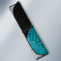 Personalized Darts Bahamas Auto Sun Shade Dartboard Flag Color Tropical Leaves
