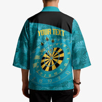 Personalized Darts Bahamas Kimono Dartboard Flag Color Tropical Leaves