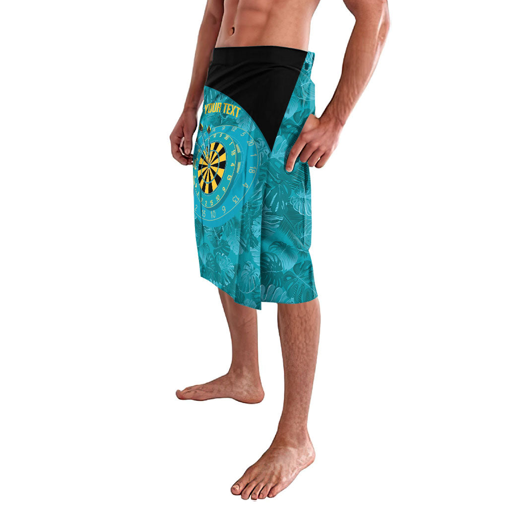 Personalized Darts Bahamas Lavalava Dartboard Flag Color Tropical Leaves