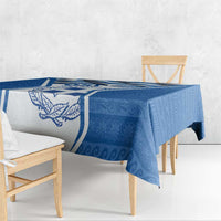 Greece Ohi Day Tablecloth Hellas Coat Of Arms Greek Pattern - Wonder Print Shop