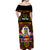 Personalised Romania Great Union Day Off Shoulder Maxi Dress Ziua Marii Uniri 105th Anniversary - Wonder Print Shop