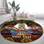 personalised-romania-great-union-day-round-carpet-ziua-marii-uniri-105th-anniversary