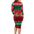 personalised-mexico-christmas-long-sleeve-bodycon-dress-feliz-navidad-mexican-pattern