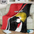 Uganda Rugby Custom Blanket Go Cranes - African Pattern