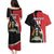 Uganda Rugby Custom Couples Matching Puletasi and Hawaiian Shirt Go Cranes - African Pattern - Wonder Print Shop