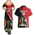 Uganda Rugby Custom Couples Matching Summer Maxi Dress and Hawaiian Shirt Go Cranes - African Pattern - Wonder Print Shop