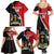 Uganda Rugby Custom Family Matching Summer Maxi Dress and Hawaiian Shirt Go Cranes - African Pattern - Wonder Print Shop