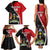 Uganda Rugby Custom Family Matching Tank Maxi Dress and Hawaiian Shirt Go Cranes - African Pattern - Wonder Print Shop