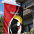 Uganda Rugby Custom Garden Flag Go Cranes - African Pattern - Wonder Print Shop