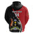 Uganda Rugby Custom Hoodie Go Cranes - African Pattern - Wonder Print Shop