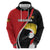 Uganda Rugby Custom Hoodie Go Cranes - African Pattern - Wonder Print Shop