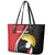 Uganda Rugby Custom Leather Tote Bag Go Cranes - African Pattern - Wonder Print Shop