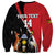 Uganda Rugby Custom Sweatshirt Go Cranes - African Pattern - Wonder Print Shop