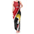 Uganda Rugby Custom Tank Maxi Dress Go Cranes - African Pattern - Wonder Print Shop