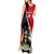 Uganda Rugby Custom Tank Maxi Dress Go Cranes - African Pattern - Wonder Print Shop