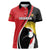 Uganda Rugby Custom Women Polo Shirt Go Cranes - African Pattern - Wonder Print Shop