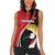 Uganda Rugby Custom Women Sleeveless Polo Shirt Go Cranes - African Pattern - Wonder Print Shop