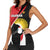 Uganda Rugby Custom Women Sleeveless Polo Shirt Go Cranes - African Pattern - Wonder Print Shop