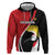 Uganda Rugby Custom Zip Hoodie Go Cranes - African Pattern - Wonder Print Shop