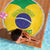 Custom Brasil Volleyball Beach Blanket Vai Canarinhos!