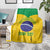 Custom Brasil Volleyball Blanket Vai Canarinhos!