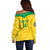 Custom Brasil Volleyball Off Shoulder Sweater Vai Canarinhos!