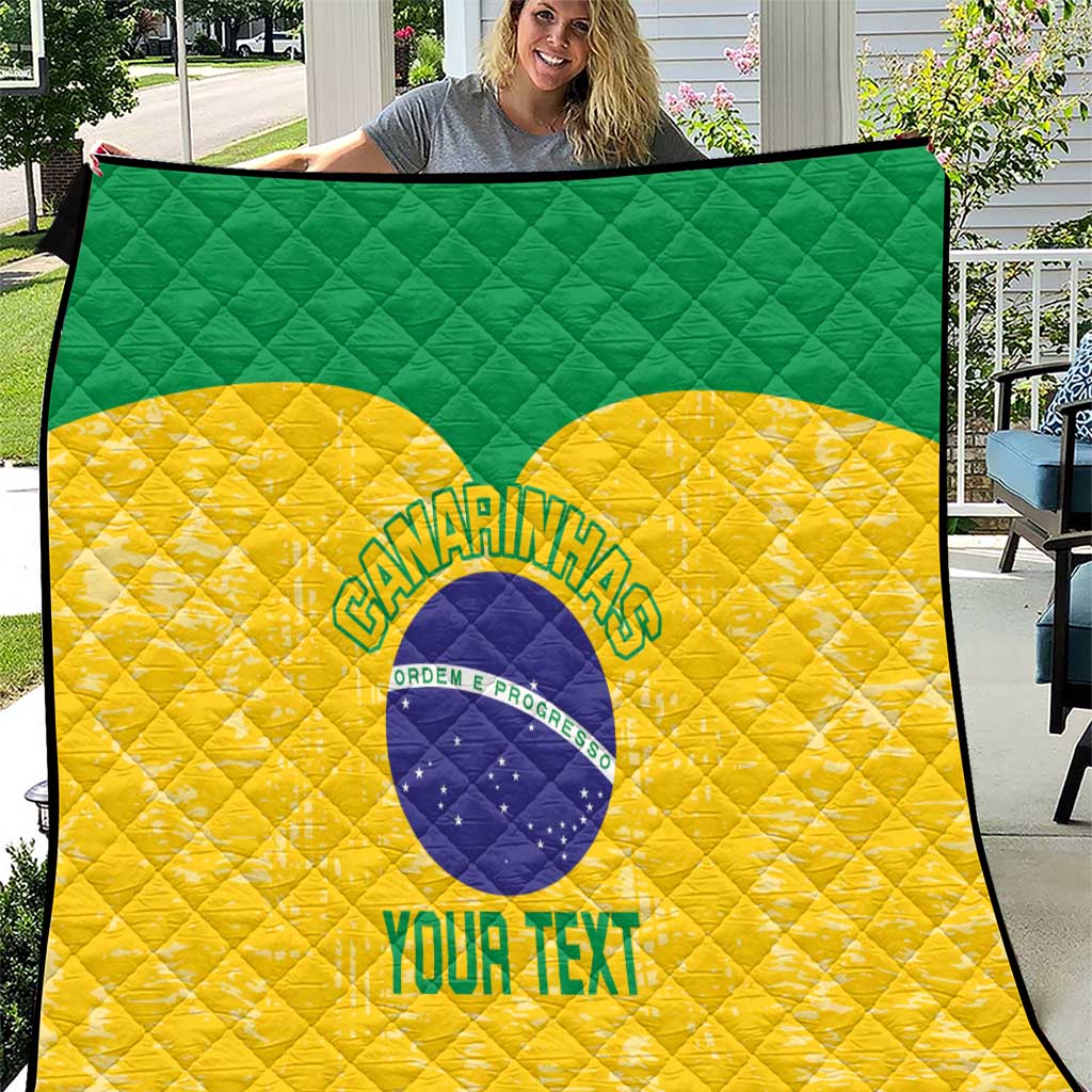 Custom Brasil Volleyball Quilt Vai Canarinhos! - Wonder Print Shop