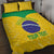 Custom Brasil Volleyball Quilt Bed Set Vai Canarinhos! - Wonder Print Shop