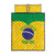 Custom Brasil Volleyball Quilt Bed Set Vai Canarinhos! - Wonder Print Shop