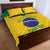 Custom Brasil Volleyball Quilt Bed Set Vai Canarinhos! - Wonder Print Shop