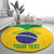 Custom Brasil Volleyball Round Carpet Vai Canarinhos! - Wonder Print Shop