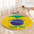 Custom Brasil Volleyball Round Carpet Vai Canarinhos! - Wonder Print Shop