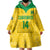 Custom Brasil Volleyball Wearable Blanket Hoodie Vai Canarinhos!