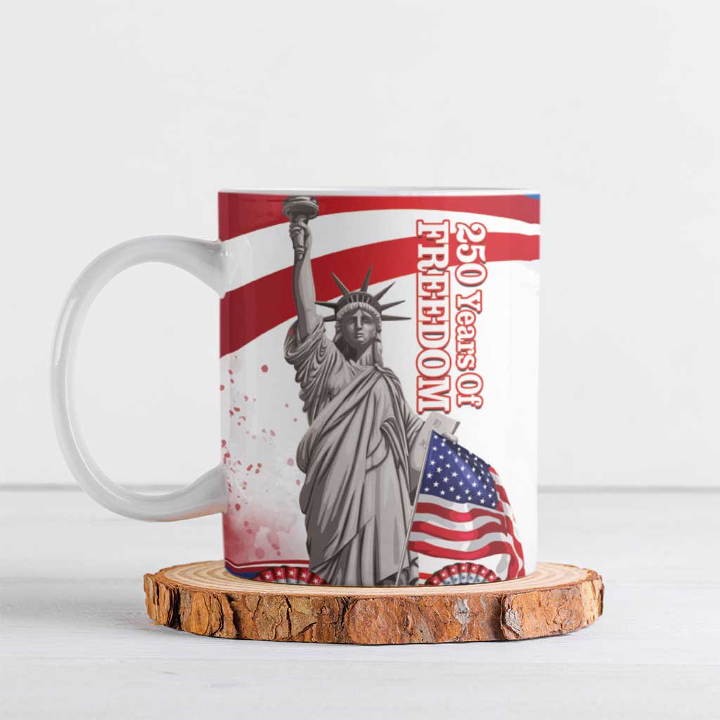 United States 4th Of July Ceramic Mug USA Osprey 250 Years Of Freedom