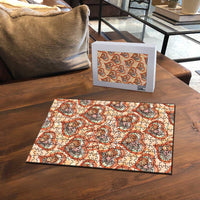 Punch The Monkey Puzzle We Love You Seamless Heart Style Orange