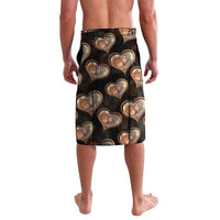 Punch The Monkey Lavalava We Love You Seamless Heart Style Black