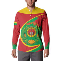 Cape Verde 1975-1992 Button Sweatshirt Coat Of Arms Grunge Style