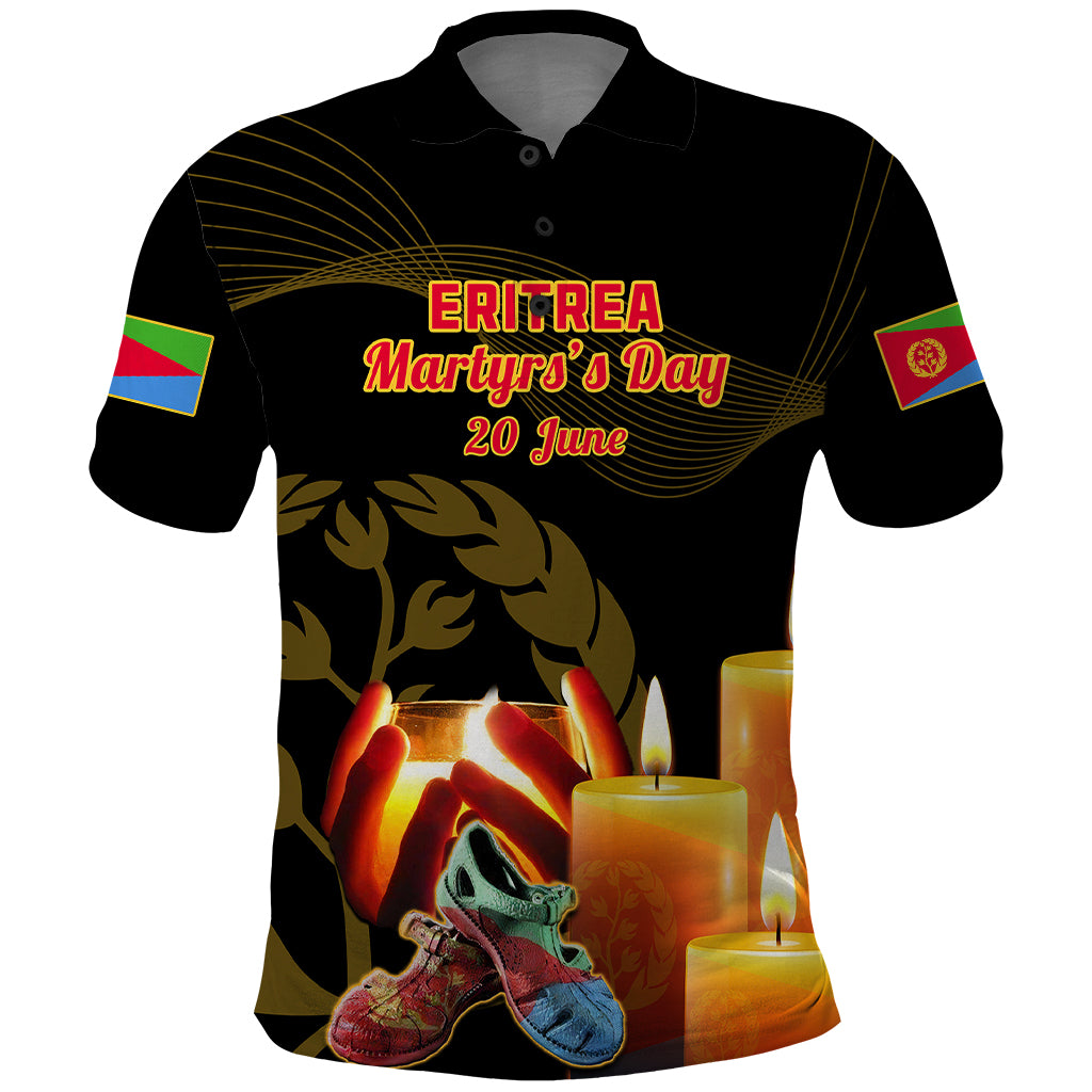 20 June Eritrea Martyrs Day Polo Shirt Glory To Our Martyrs - Wonder Print Shop