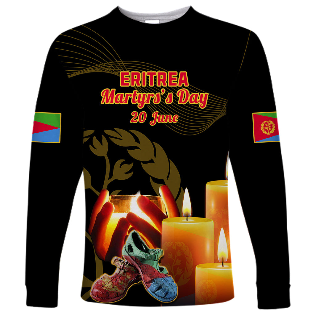 Personalised 20 June Eritrea Martyrs Day Long Sleeve Shirt Glory To Our Martyrs - Wonder Print Shop