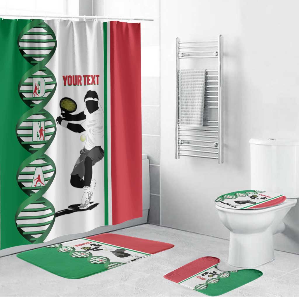 Personalised Italy Tennis Bathroom Set Its In My DNA - Wonder Print Shop