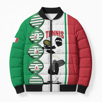 Personalised Italy Tennis Bomber Puffer Jacket Its In My DNA - Wonder Print Shop