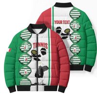 Personalised Italy Tennis Bomber Puffer Jacket Its In My DNA - Wonder Print Shop