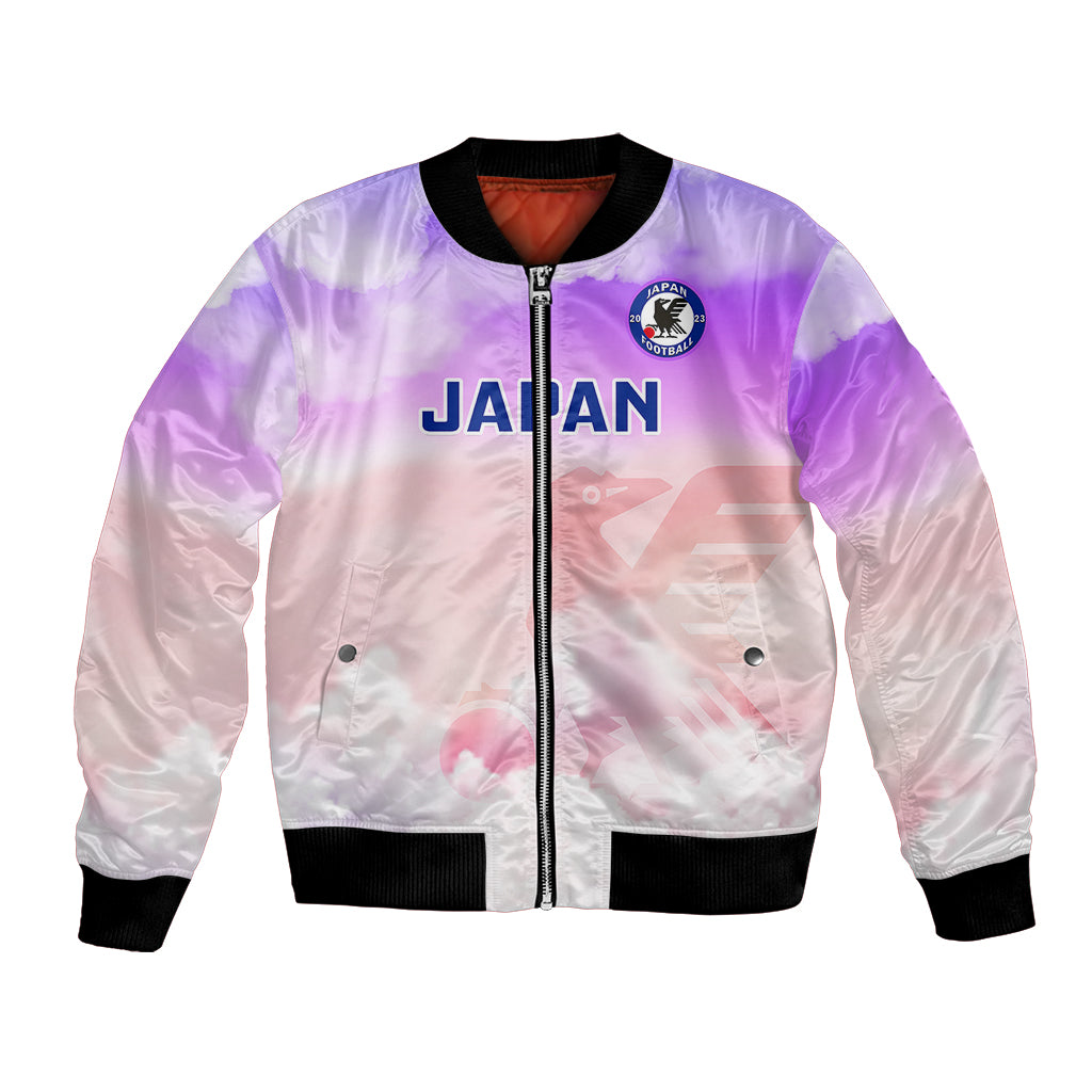 Japan Football Bomber Jacket Go Nadeshiko 2023 World Cup - Wonder Print Shop