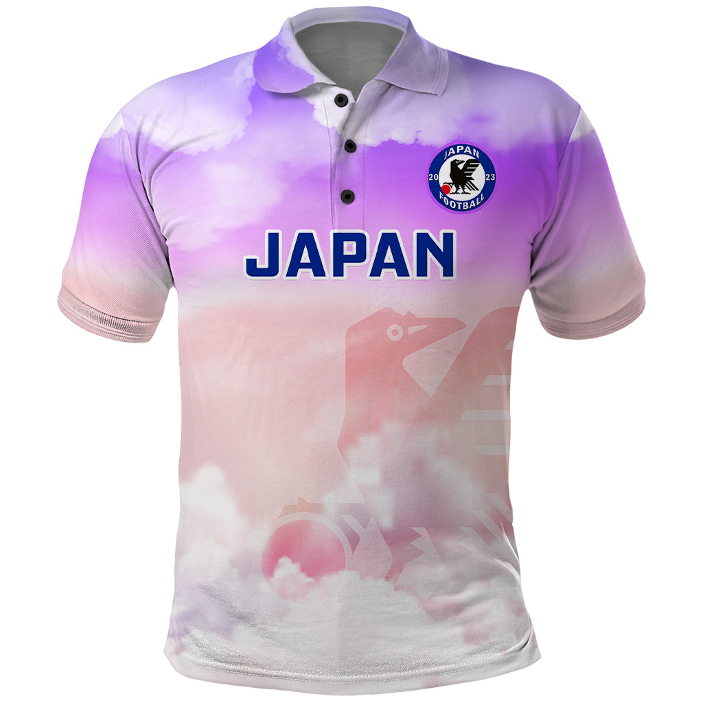 Japan Football Polo Shirt Go Nadeshiko 2023 World Cup - Wonder Print Shop