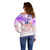 Custom Japan Football Off Shoulder Sweater Go Nadeshiko 2023 World Cup - Wonder Print Shop