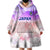 Custom Japan Football Wearable Blanket Hoodie Go Nadeshiko 2023 World Cup - Wonder Print Shop