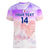 Custom Japan Football Women V Neck T Shirt Go Nadeshiko 2023 World Cup - Wonder Print Shop