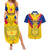 Colombia Football Couples Matching Summer Maxi Dress and Hawaiian Shirt Las Chicas Superpoderosas 2023 World Cup - Wonder Print Shop