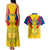 Colombia Football Couples Matching Tank Maxi Dress and Hawaiian Shirt Las Chicas Superpoderosas 2023 World Cup - Wonder Print Shop